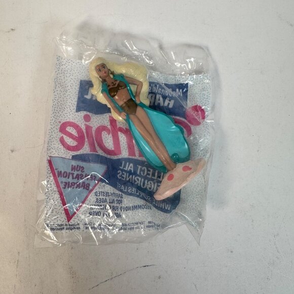 1990 McDonalds Barbie Happy Meal Toys Lot of 5 Sealed Vtg Figures Cake Toppers - Picture 8 of 14